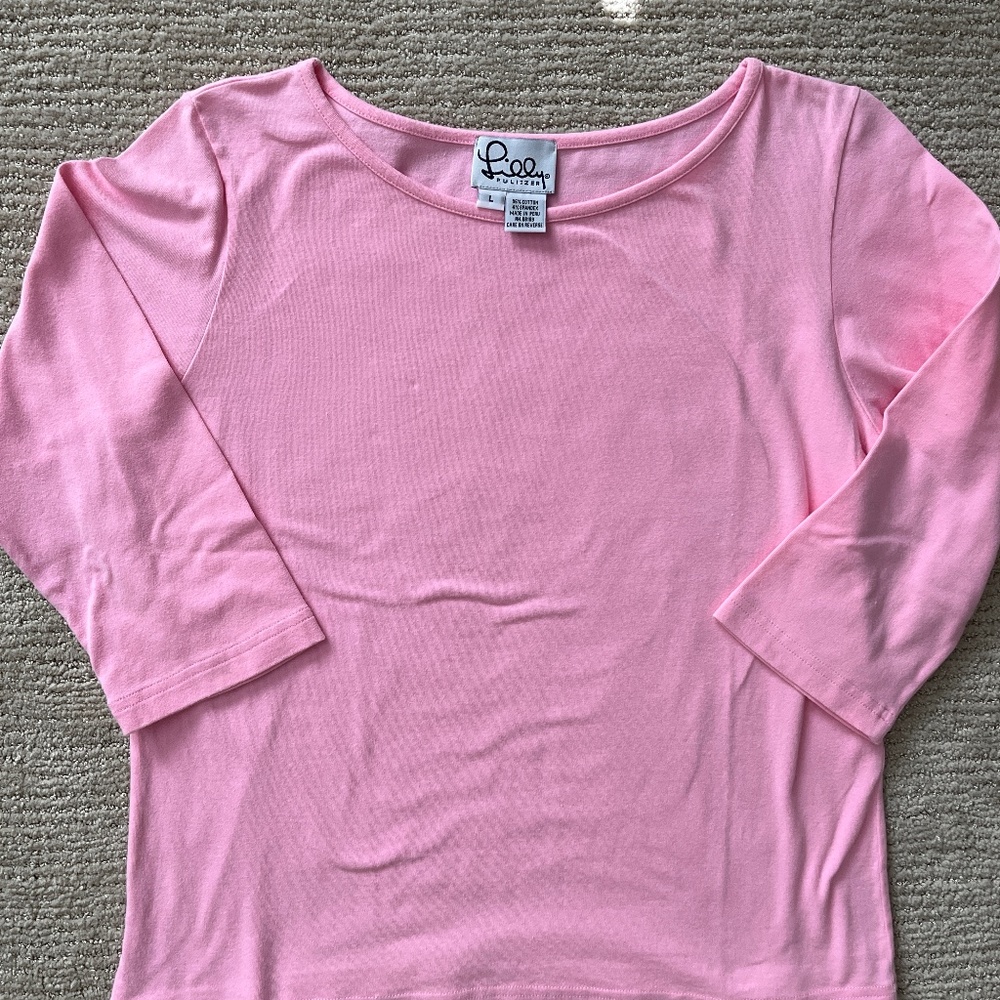 Lilly Pulitzer Tee 3/4 sleeve